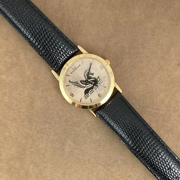 SOLD Vintage Wittnauer Pegasus Watch Gold Tone Ladies Watch - Picture 4 of 7